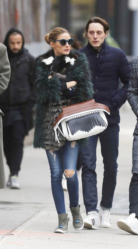 , New York, NY - 2/7/2016 - Olivia Palermo Strolling in the Meatpacking District with Firends -PICTURED: Olivia Palermo with friend -PHOTO by: LISVETT SERRANT/startraksphoto.com -ETTv_272004.JPG Editorial - Rights Managed Image - Please contact www.startraksphoto.com for licensing fee Startraks Photo New York, NY For licensing please call 212-414-9464 or email sales@startraksphoto.com Image may not be published in any way that is or might be deemed defamatory, libelous, pornographic, or obscene. Please consult our sales department for any clarification or question you may have. Startraks Photo reserves the right to pursue unauthorized users of this image. If you violate our intellectual property you may be liable for actual damages, loss of income, and profits you derive from the use of this image, and where appropriate, the cost of collection and/or statutory damages.